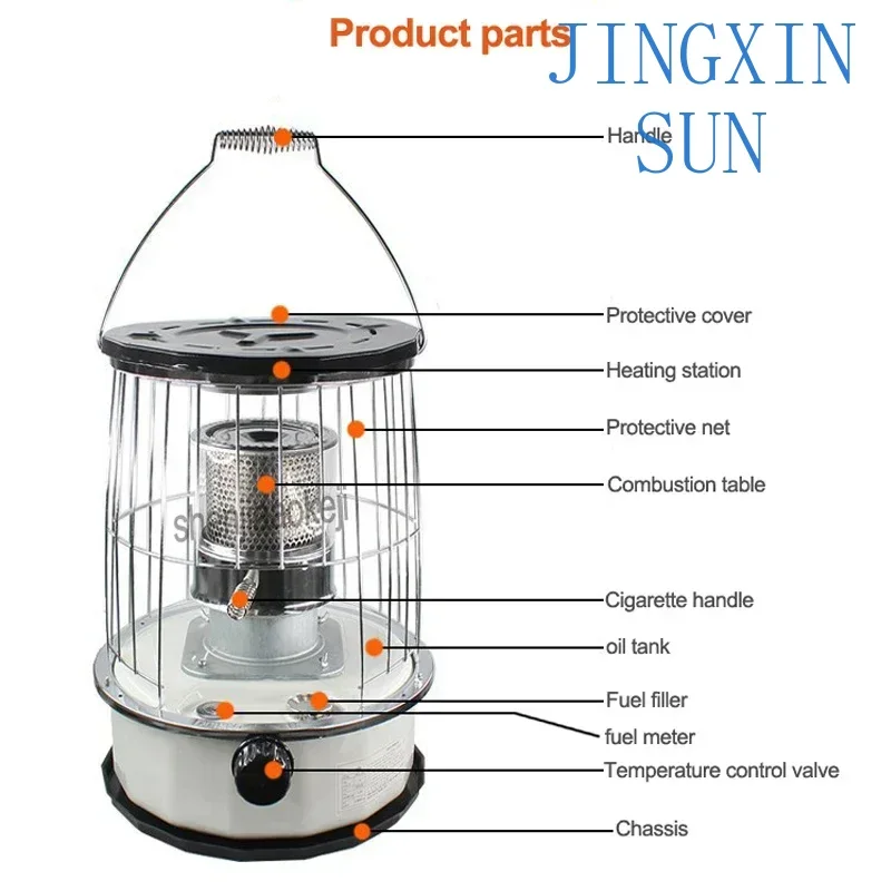 Protable  heater ice fishing Camping stove Outdoor heating cooking rice heating barbecue stove Household/office 1pc