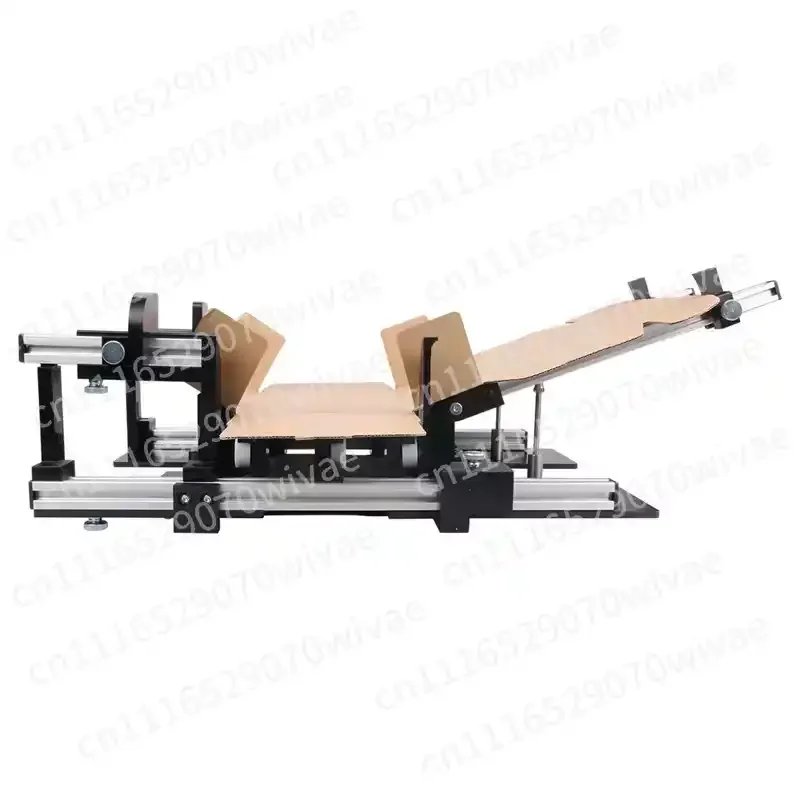 Adjustable Folding Jig for Corrugated Airplane Boxes, Manual Box Folding Helper Tool, Foldable Carton Packing Aid for Packaging