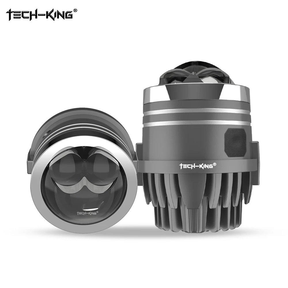 A set of 2.0-inch LED HD lenses 6000K projectors fog lamps for H11 H8 dedicated brackets for BMW Toyota and Honda delivery