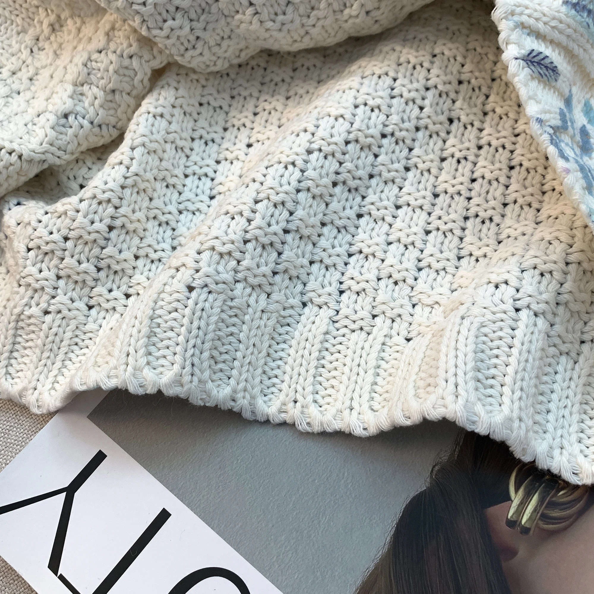 

Fre Floral Knitted Sweater Vest Buttonl Cotton Polyester Spring Faion New Sle Retro Collarl Tank Top for Women