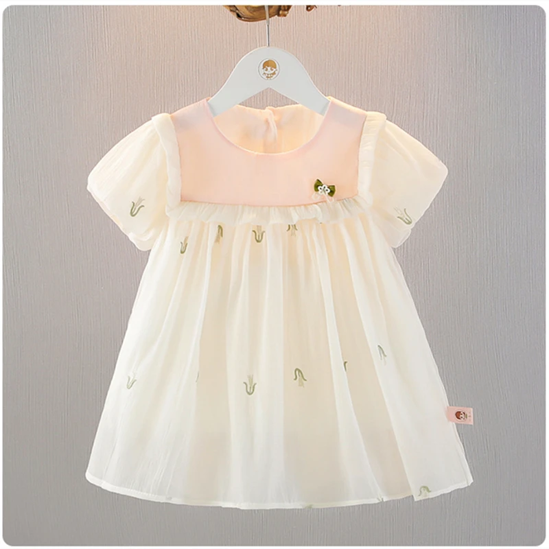 

9M-5T summer children kids girls fashion cute short sleeve dress