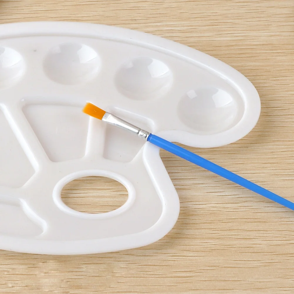 

50pcs Oil Painting Brushes Nylon Hair Art Tool Set For Watercolor Craft Kids Painting Brushes Set Durable Plastic Handle Art