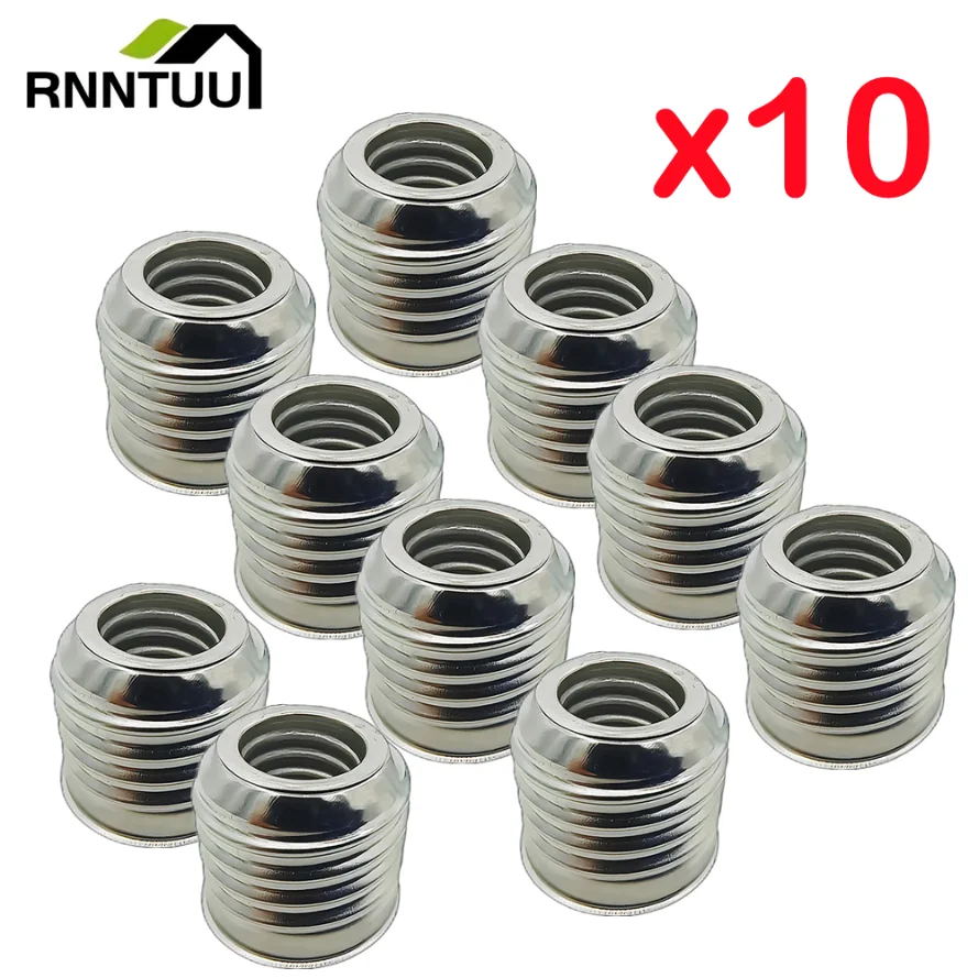 10 Stuks 220V E27 Naar E14 Lamphouder Converter Fitting Lamp Lamp Houder Adapter Plug Extender Led Licht