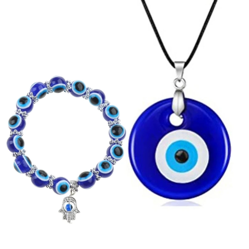 Fashion Blue Turkish for Evil Eye for Protection Necklace Bracelet Bangle Good L