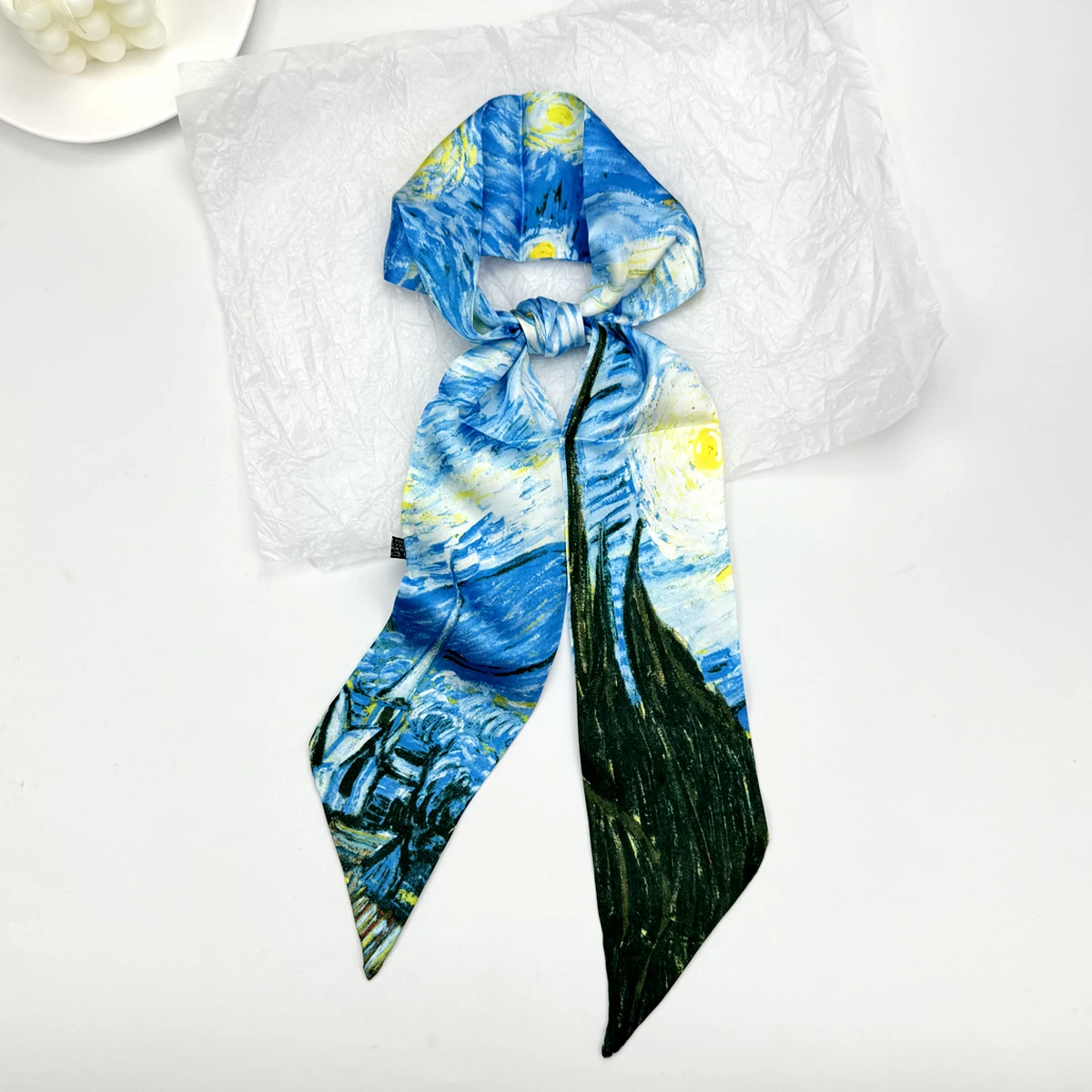 Yeni Kurdele İpek Uzun Atkı Ka - Silk Tie Woven incelemesi ve fiyatı