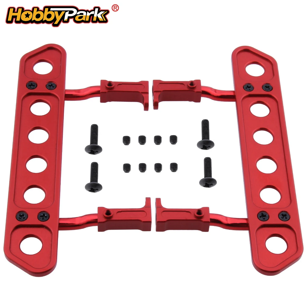 HobbyPark Aluminum Side Pedal Side Plates for 1/10 Axial SCX10 RC Rock Crawler Hop Up Parts