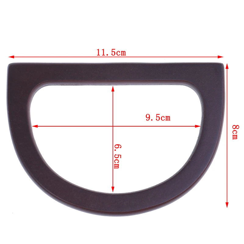 핸드백 쇼핑 토트용 나무 가방 손잡이 교체, DIY 지갑 제작, 1 개