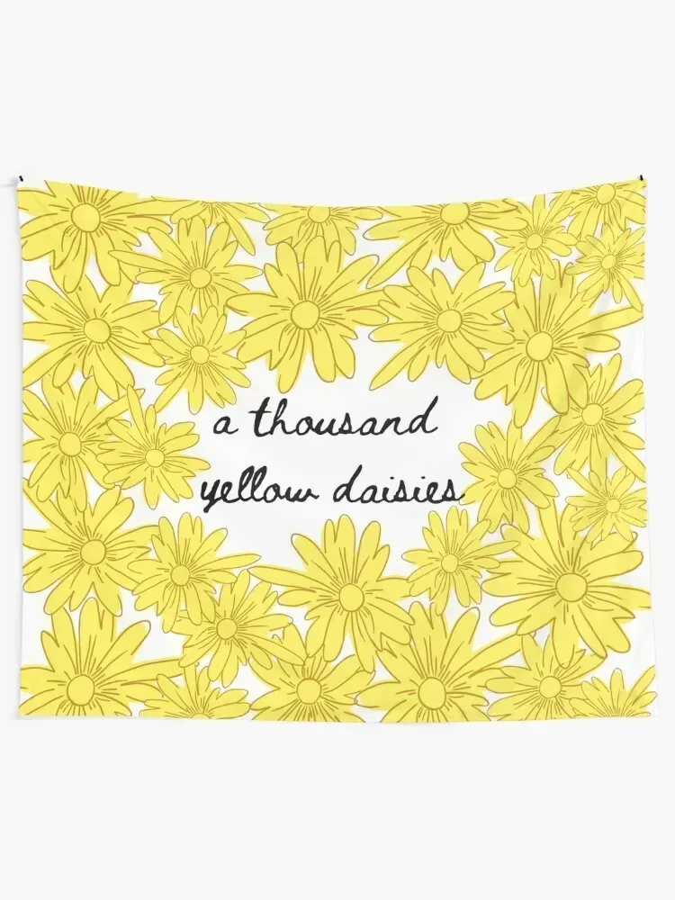 

1000 Yellow Daisies Tapestry Korean Room Decor Decoration Wall Art Mural Tapestry