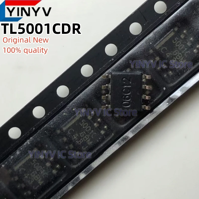 Free shipping 10Pcs TL5001CDR TL5001C 5001C SOP-8 TL5001CD PULSE-WIDTH-MODULATION CONTROL CIRCUITS Original New 100% quality