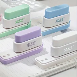 1pc 5-Hole Punch for Desk Organizer ABS Material Notebook Document Binder Perfect for Binding Office School Supply