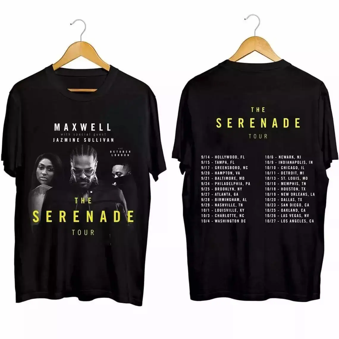 Maxwell The Serenade Tour 2024 Shirt  Maxwell Fan Shirt  Maxwell 2024 Concert