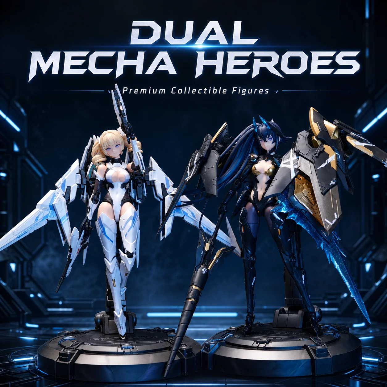 ms-general-x-sotto-supervisione-modello-da-assemblare-di-mecha-girl-black-panther-action-figure-da-collezione-decorazione-da-scrivania-per-anime