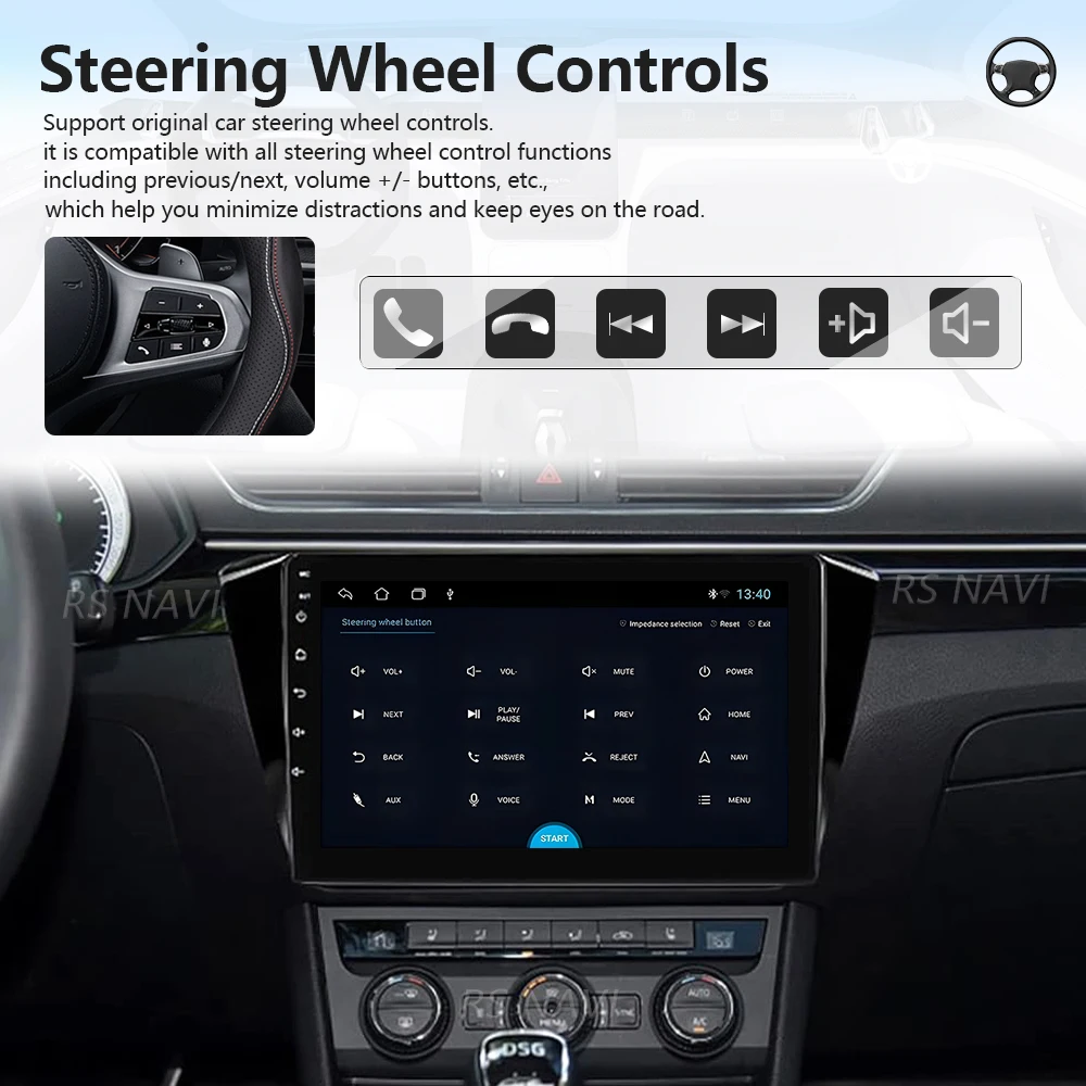 Android 16 Carplay Auto For Skoda Superb 3 2015 2016 2017 2018 2019 Multimedia Navigation Car Radio Player Video WIFi+4G Stereo