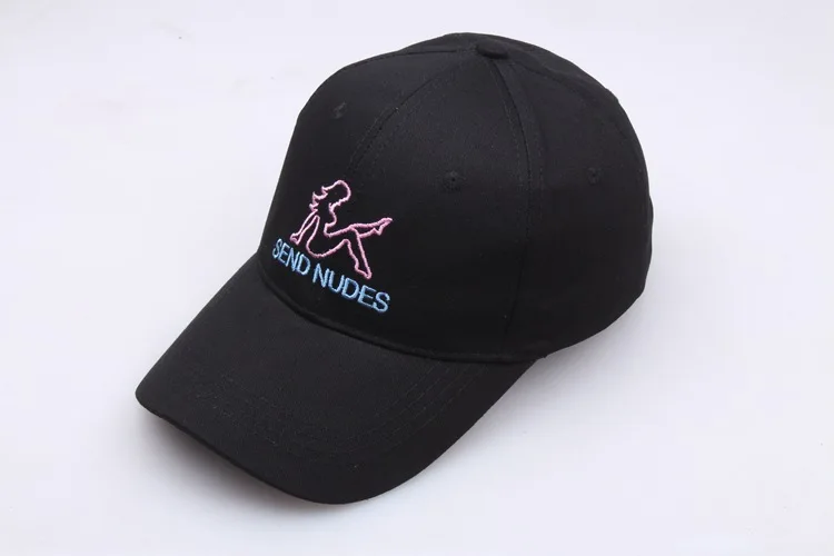 SEND NUDES Baseball Cap Fashion Cotton Embroidery Snapback Men High Quality Summer Dad Hat Male Kpop Sports Dropship