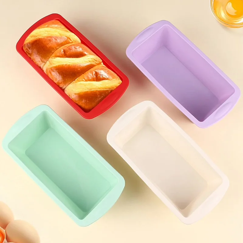 【Ventas calientes】artenes cuadradas rectangulares de silicona para pan pastel plato para hornear profundo comida de Ángel molde para tarta de queso molde para Brownie pan