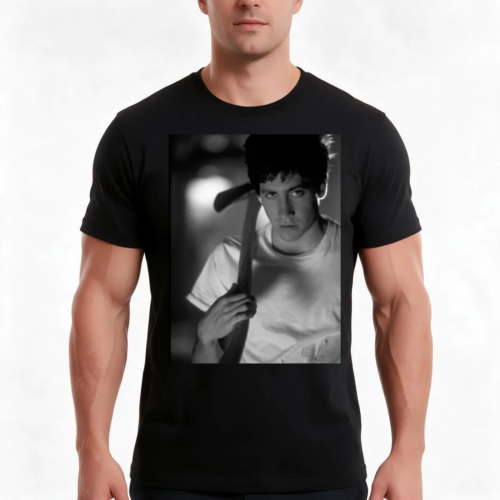 Donnie Darko (Black and White) T-Shirt, Summer Casual Cotton Tee, Oversized Streetwear Tops, Vintage Graphic Print, 100% Cotton