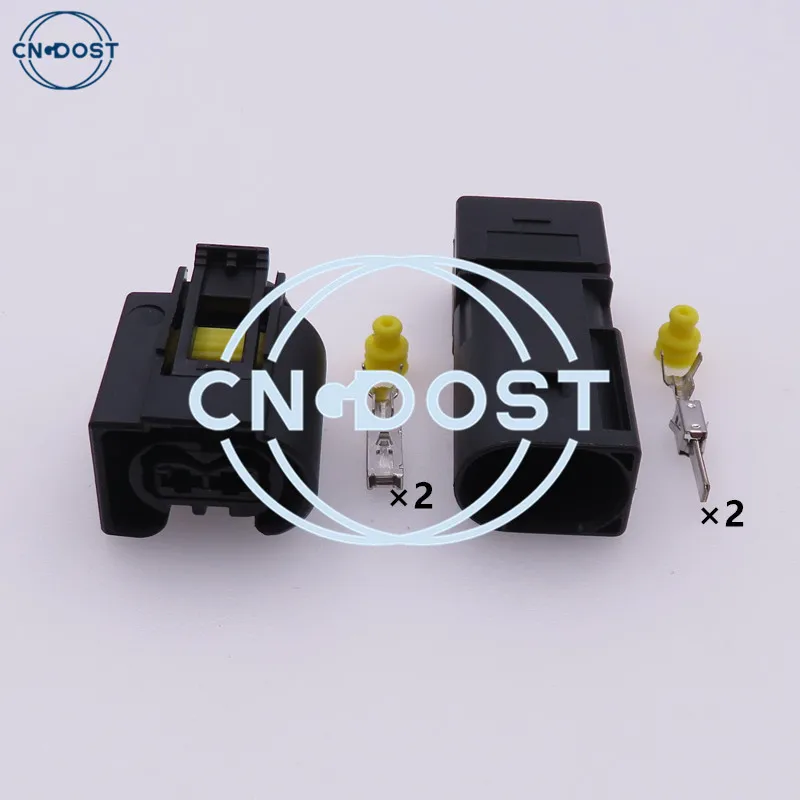 

1 Set 2 Pin 09 4412 61 52555 0 Car Sealed Kostal Plug Housing Waterproof Connector AC Assembly 09441241 09441211 For VW BMW Ford