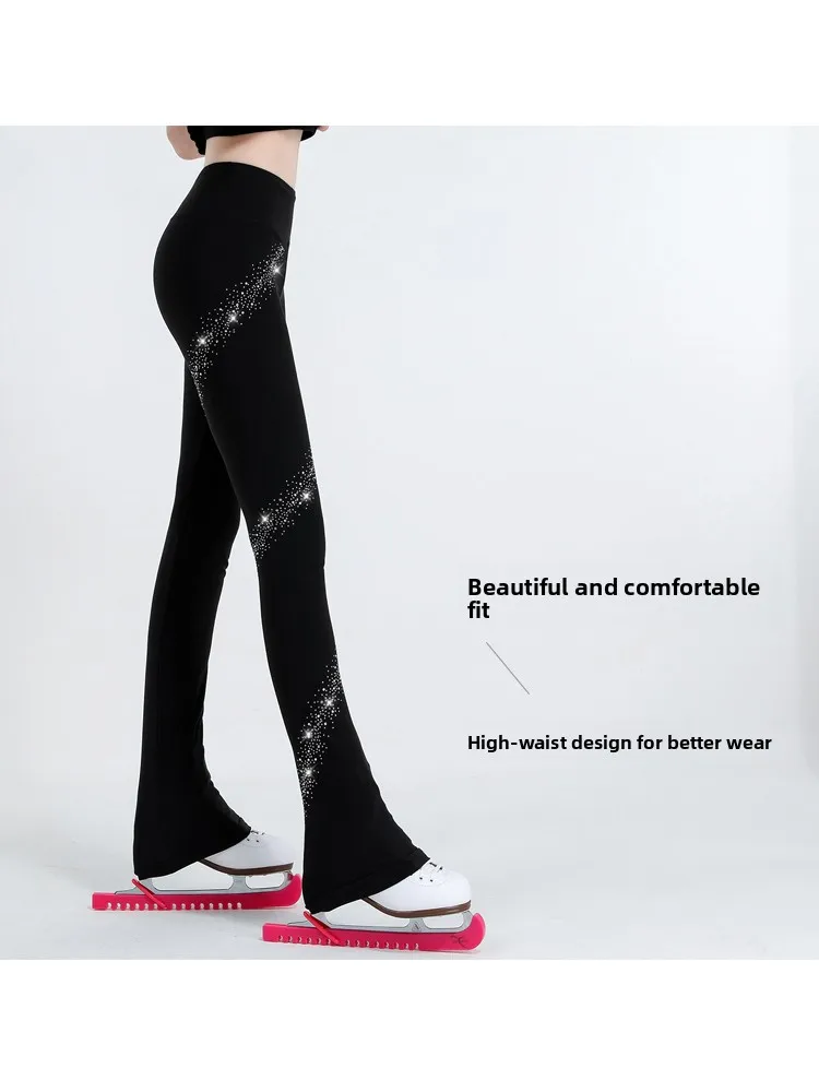 

Spring Summer Thin Training Pants Ice Skating Costume Children's Figure Skating Performance Pants Girls Roller Skating