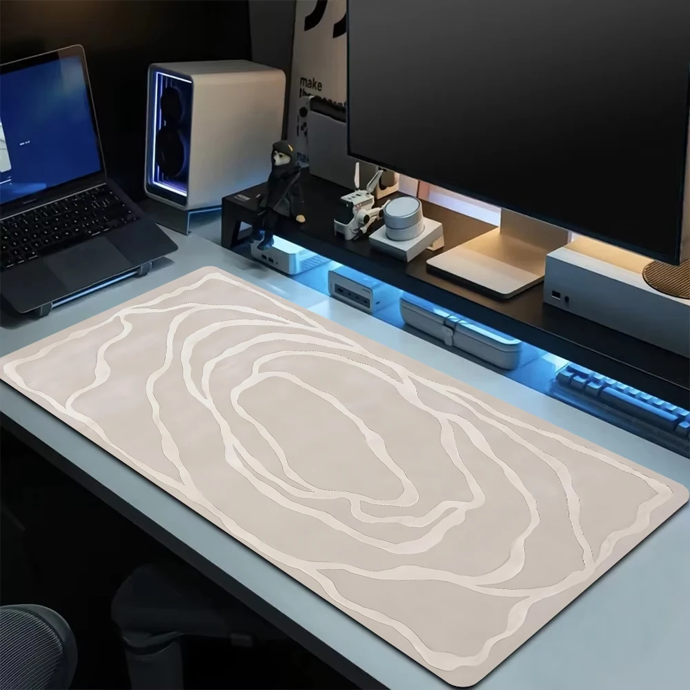 Minimalist style mouse pad XXL 900x400mm large size locking gaming pads laptop protection mat entertainment office universal DIY