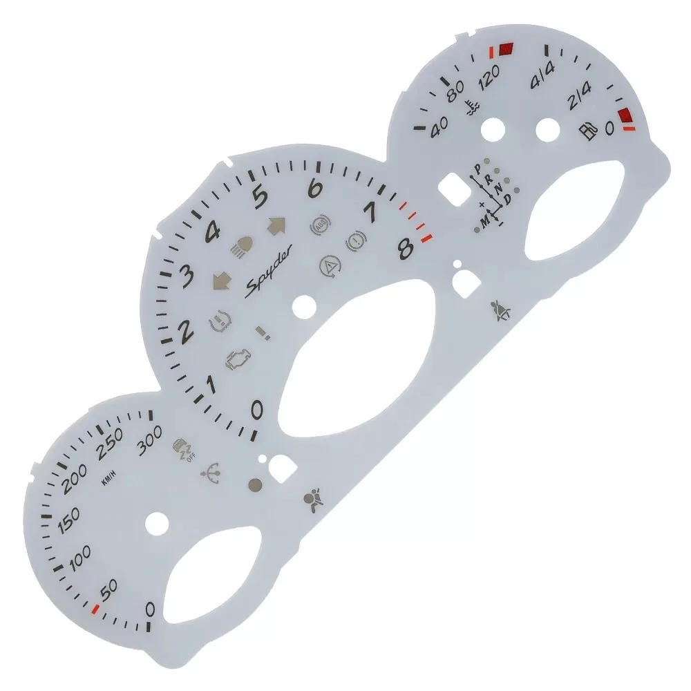 

Gauge Face for Porsche 987 Cayman Boxster Spyder Instrument 8000rpm 300KM/H, Red/White