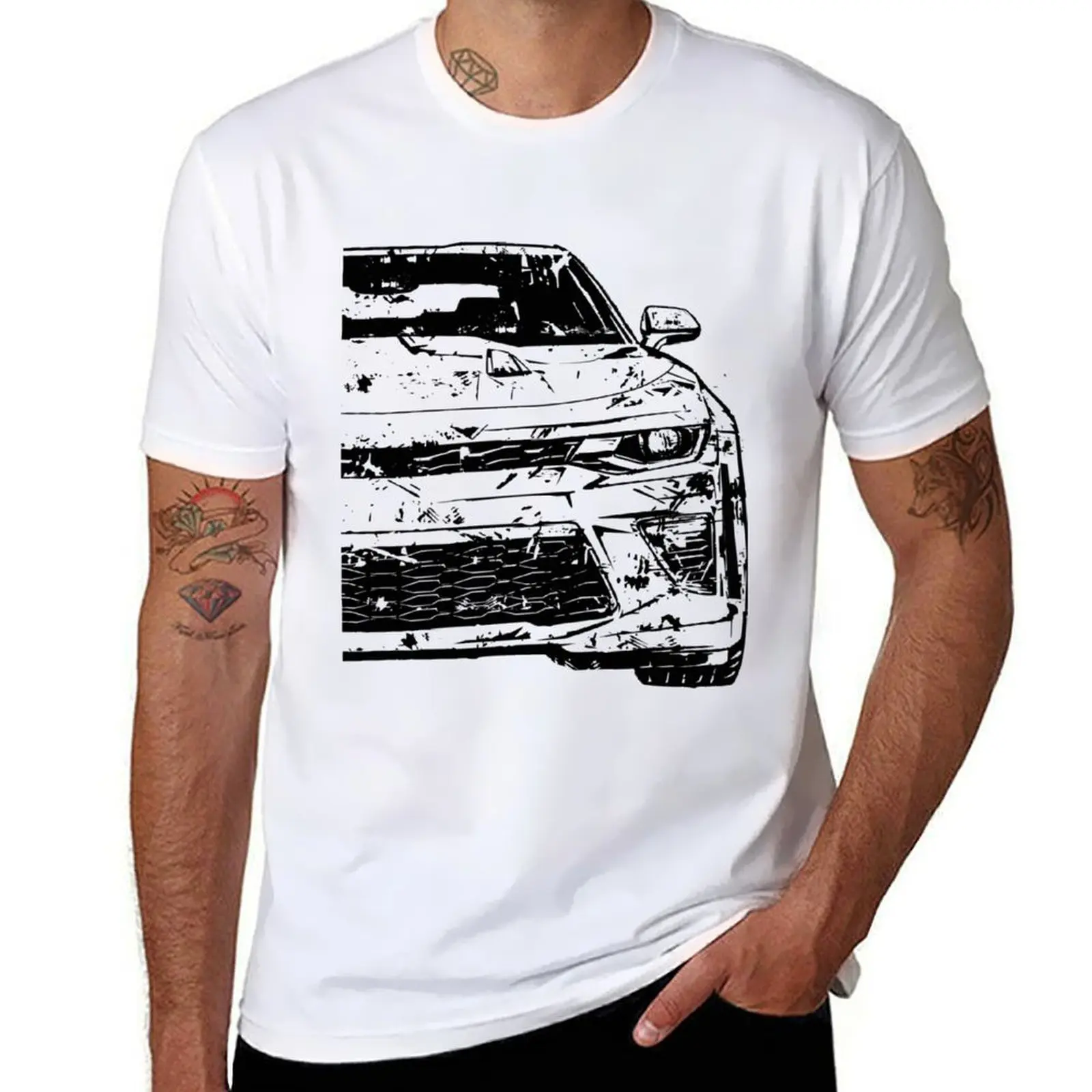 

Camaro Gen6 OLS Camaro T-Shirt cotton t shirt man anime tshirt T-Shirt