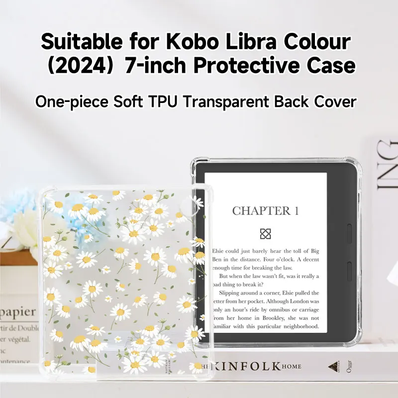 Universal 6-7" E-Reader Case，For Kindle Paperwhite 5，Kindle 10/11/12，Kobo Clara/Libra Colour/BW,Shockproof，Scratch-Resistant