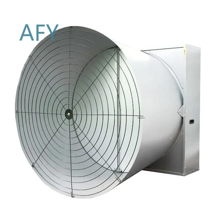 50in Butterfly Cone Exhaust Ventilation Fan 1380mm Axial Flow for Poultry House Chicken Farm Bearing Core Air Extractor for