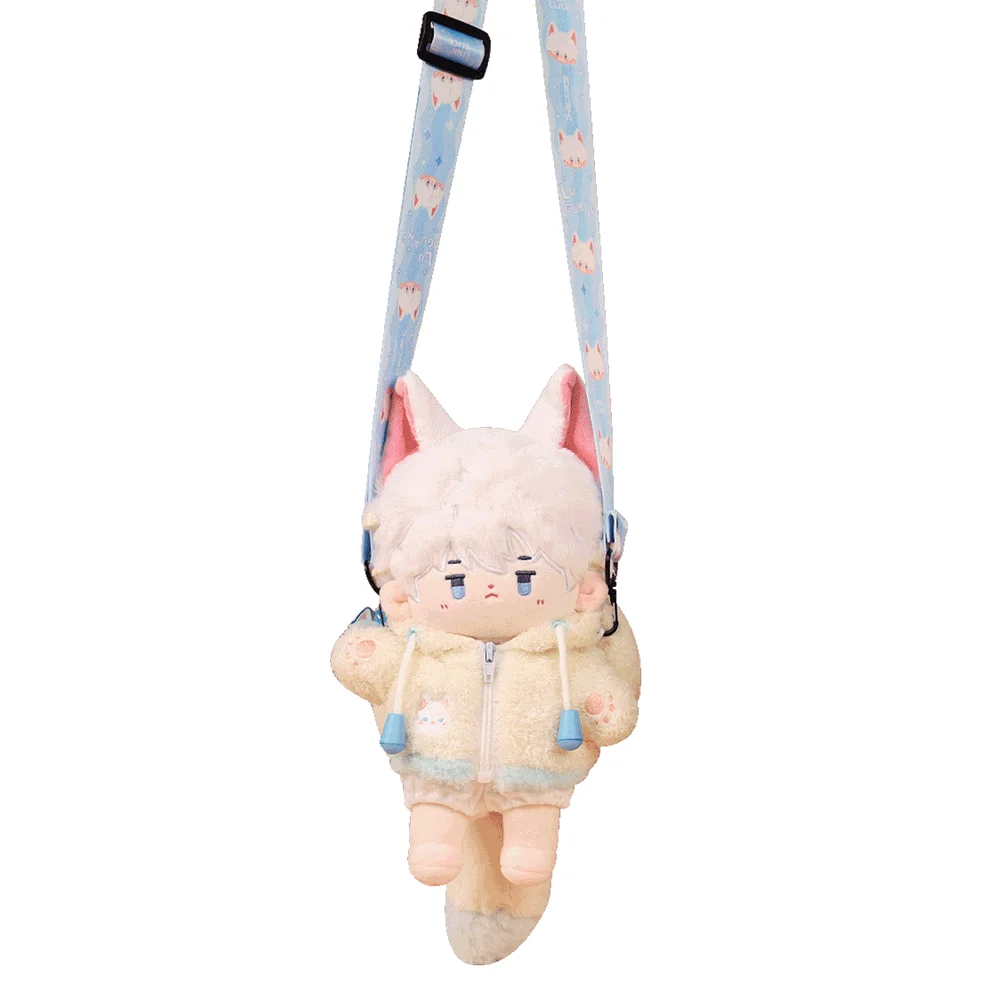 

Anime Link Click Charles Lucas Cosplay Fluffy Cotton Dolls Cartoon Peanie Eyes Maumet Messenger Bag Pendant Xmas Gift Toys