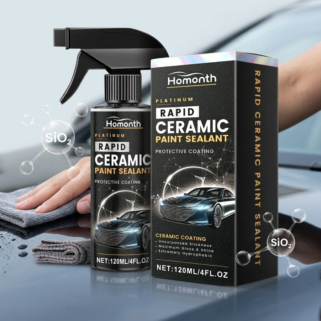 Car Gloss Coating Spray Hydrophobic Delays Acid Rain Corrosion Prevents Bird Droplet Adhesion Maintenance Original Transparency