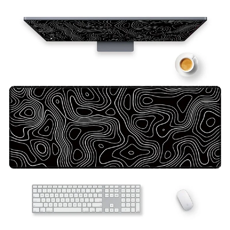 Wesappa-grande mouse pad, 900x400 ou 800x30, design de anime, para computador, laptop, teclado, decoração