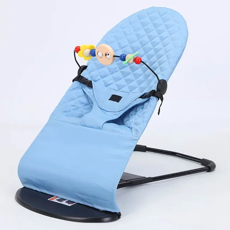 

IMBABY Регулируемое портативное детское кресло-качалка-качалка, колыбель, складной детский шезлонг с подвесными игрушками для простого использования