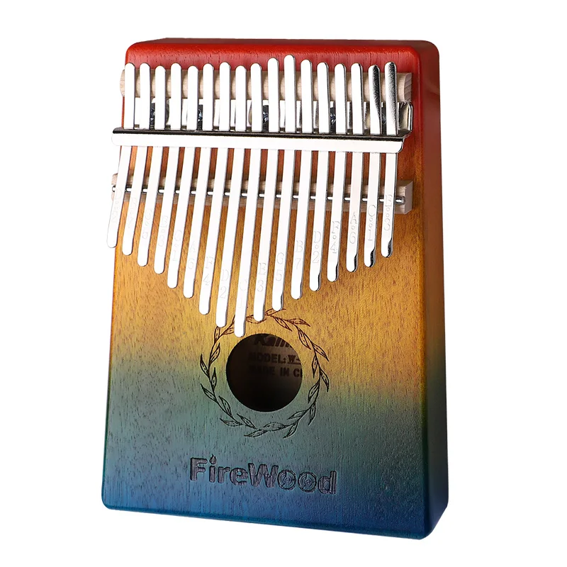 High Quality Kalimba Thumb Piano Mahogany Wood 17 Keys Musical Instruments with Learning Book Mbira Body Christmas Gift Piano