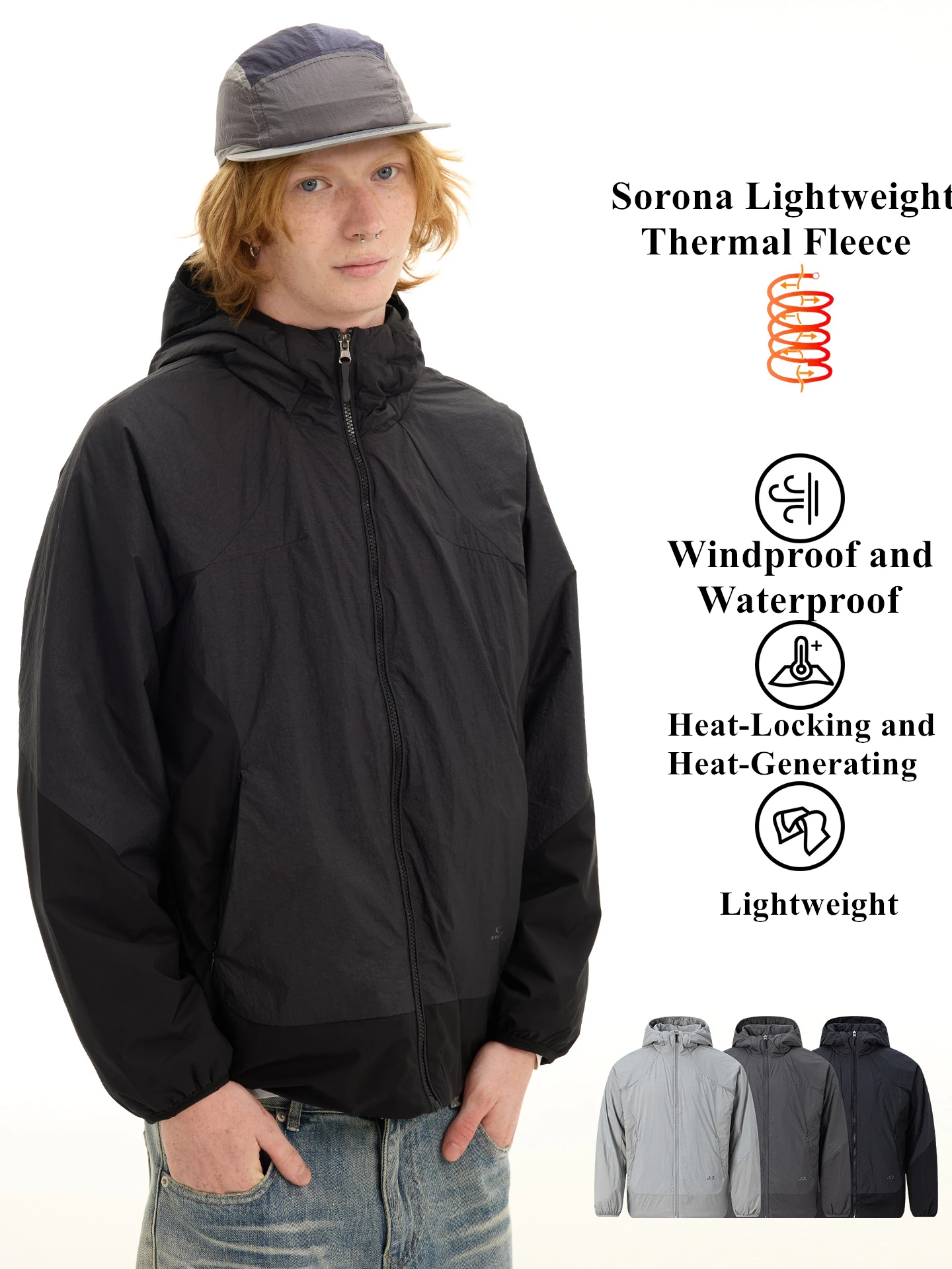 

Новая термоизолированная куртка, легкое теплое хлопковое пальто с волокном Sorona, мужская и женская уличная зимняя куртка с воротником-стойкой и капюшоном