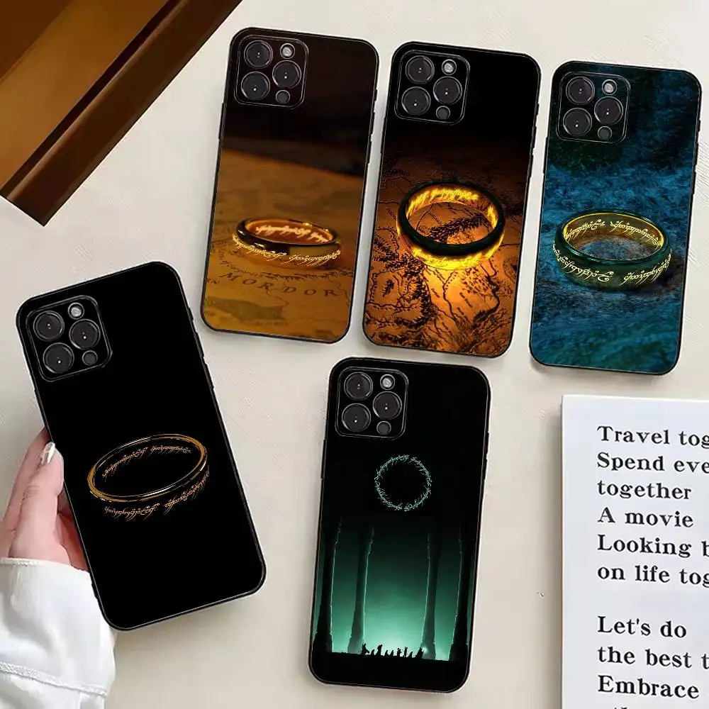 

The L-Lord of the R-Rings Maps Phone Case For iPhone 17, 16,15,14,13,12,11 Plus,Pro Max, Others Soft Black Cover