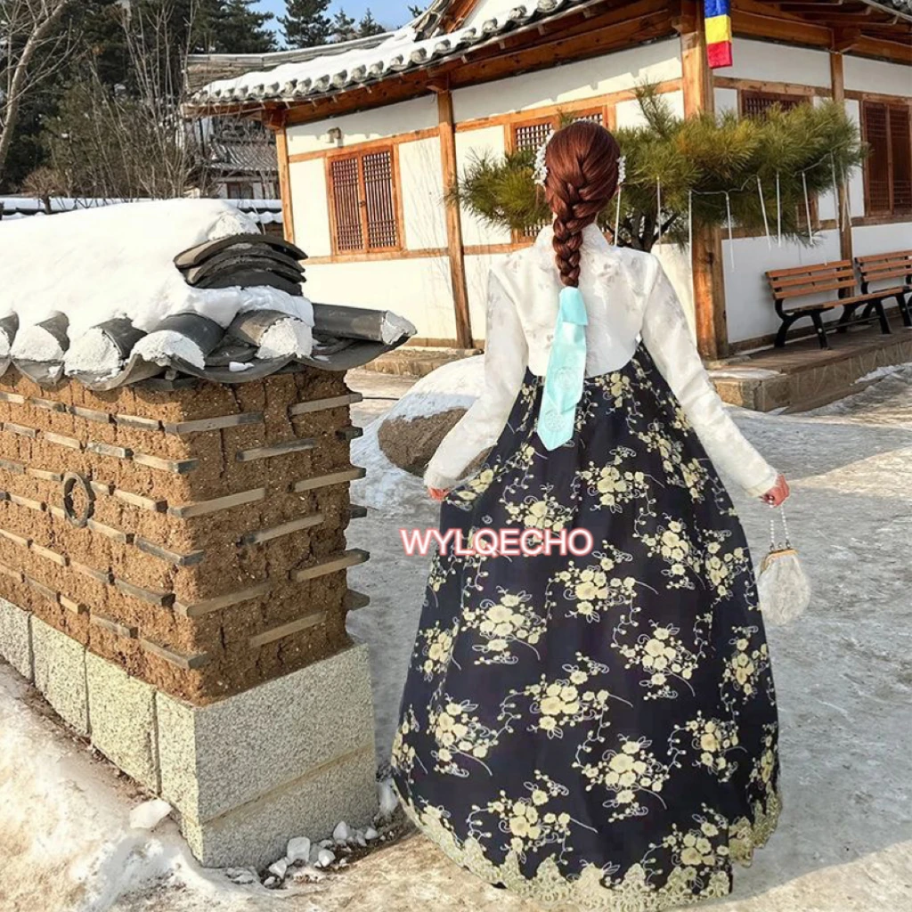 Traditional Korean Clothing Hanbok Dress Women Court National Costume Hanbok Mujer Dance Cosplay Perform Wedding Set 한복 Women