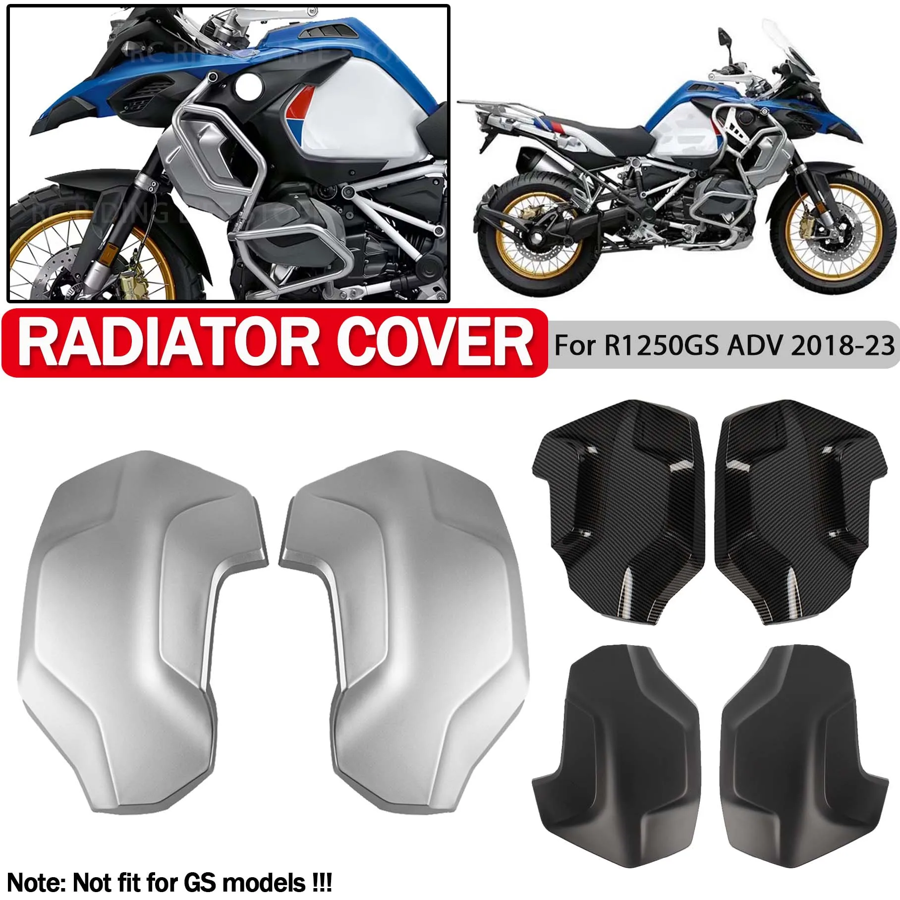 

For BMW R1250GS Adventure R1250 GS ADV R1250GSA Motorcycle Front Radiator Guard Frame Side Panel Cover Fairing Protect Protector