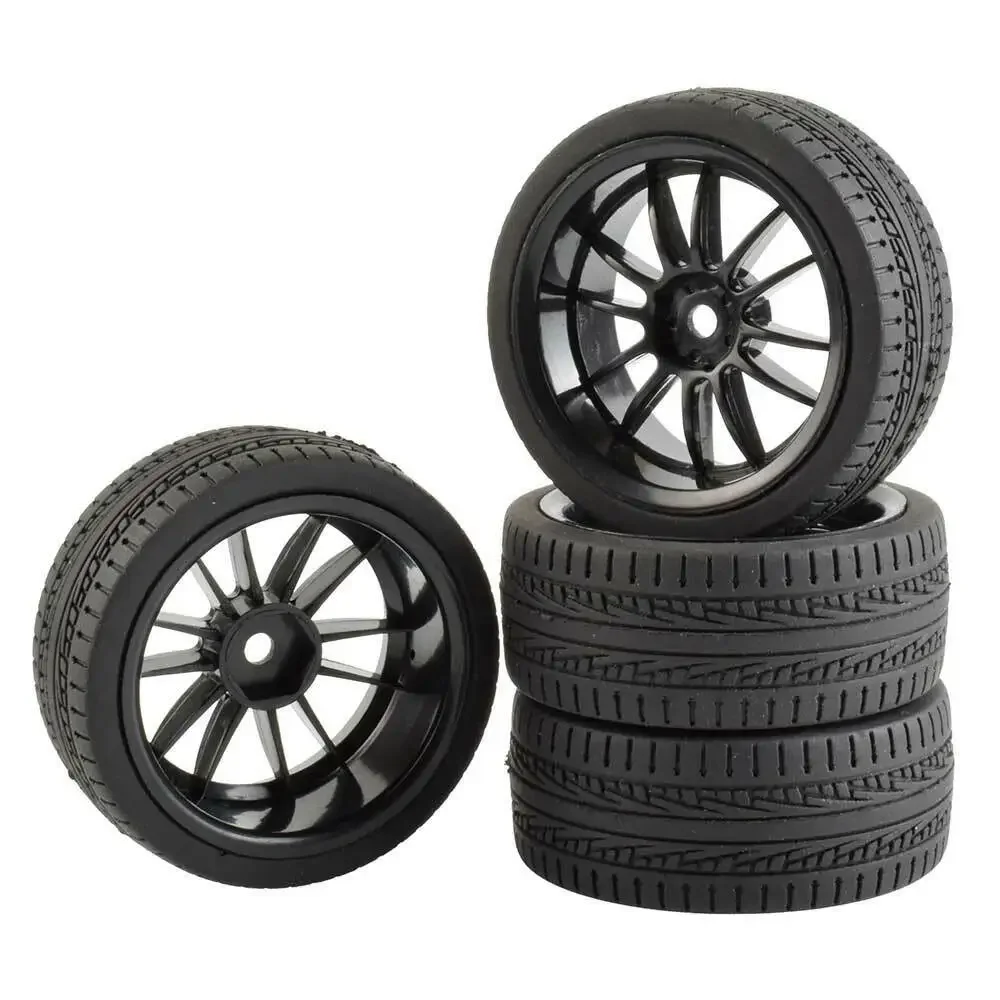 

RC 6031-6093 Speed Tires & Wheel insert sponge 4PCS For HSP HPI 1/10 1:10 On-Road Car