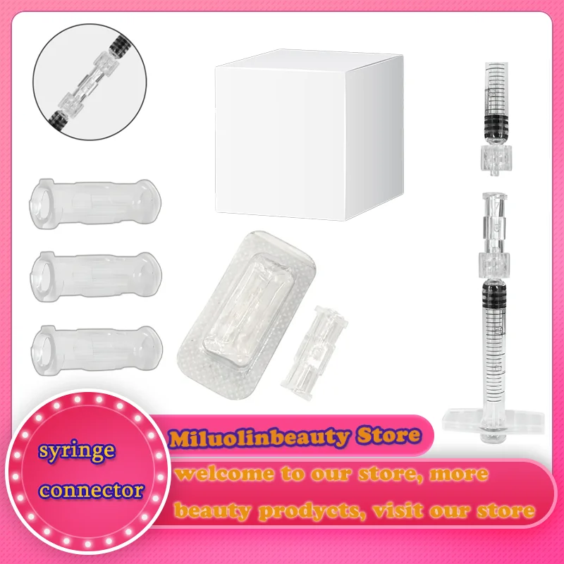 

Luer Thread Connector Pp Material Transparent Syringe Double-Way Connector Easy And Durable Use In Sterile Environment Drug Guid