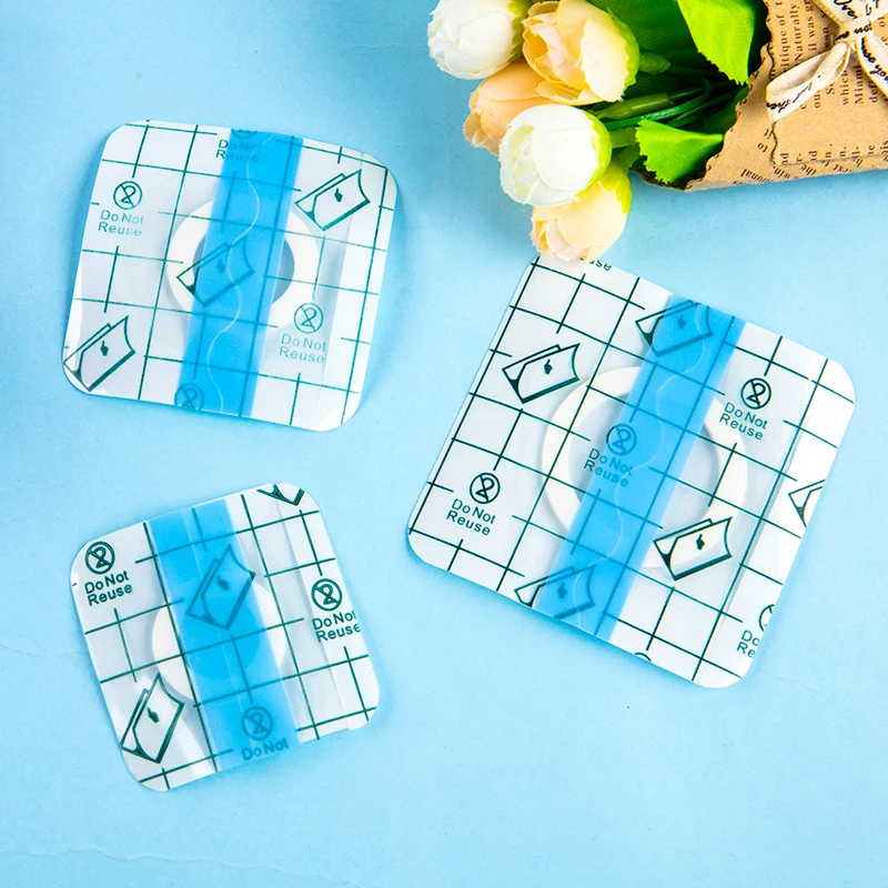 10pcs Waterproof Anti-allergic Medicinal Wound Dressing Fixation Tape Navel Medical Transparent Tape PU Film Adhesive Plaster image 4