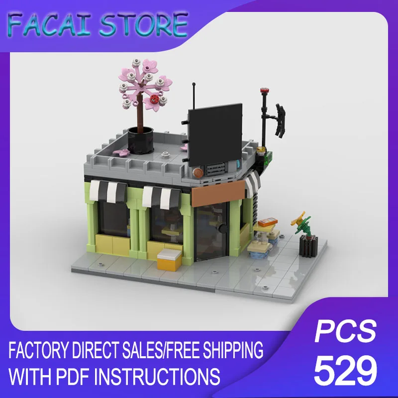 

Киномодель ​ ​ ​ ​ ​ ​ Модульный конструктор Moc: Модель пекарни и кафе, технологические блоки, подарки, рождественские игрушки, наборы для сборки своими руками