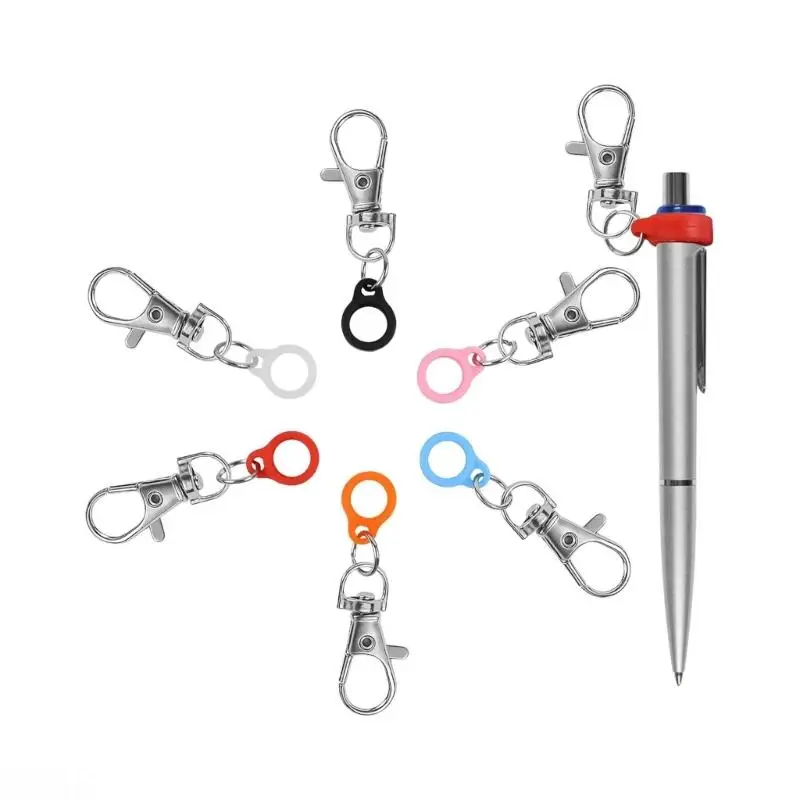 

D08B Quick Attach Lobsters Pen Clip Flexible Silicone Design Universal Size Compatibility