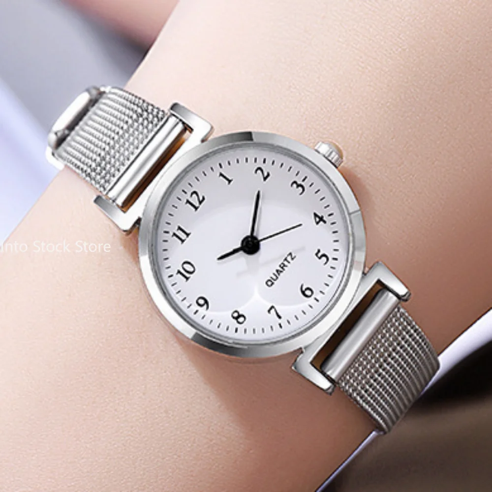 Women Silver Bracelet Watches Small Women Wrist Watch Women Watches Fashion Women\'s Watches Clock Reloj Mujer Relogio Feminino