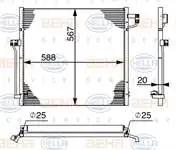 Store code: 574 for air conditioning radiator (condenser) X166 C292 d166 C292