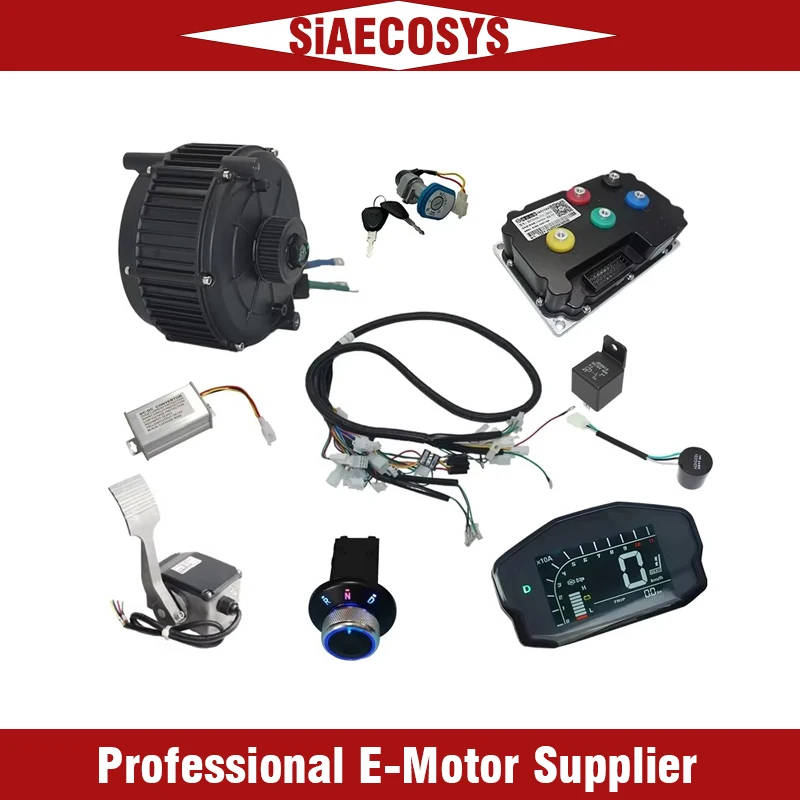 

5000W 72V High-Speed Mid Drive Motor Kit, QS165 V1 Pro for Go Kart ATV Conversion with Fardriver ND72680