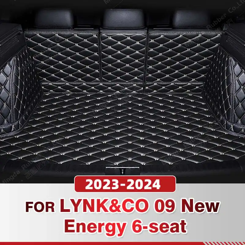 

For LYNK&CO 09 New Energy 6-seat 2023 2024 Auto Full Coverage Trunk Mat Car Protective Pad Cargo Liner Interior Accessories