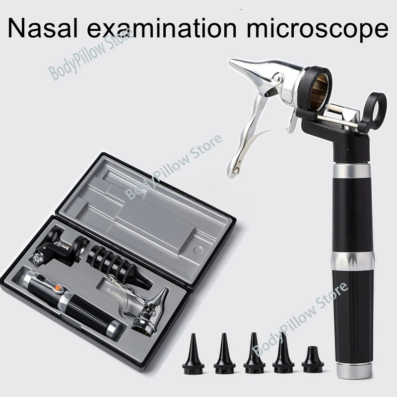 

Eye ear nose mouth and throat examination set pentacameral professional examination otoscope pigeon fundoscope