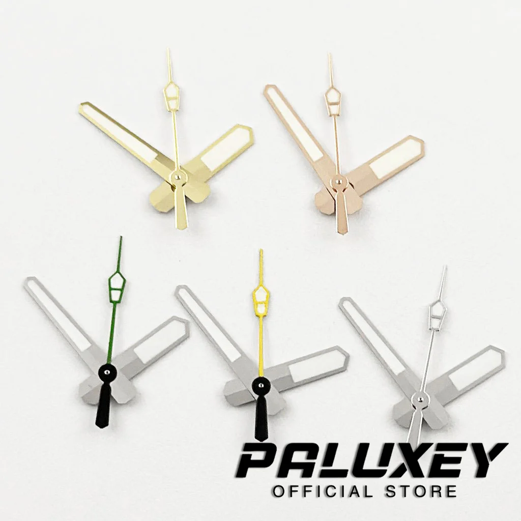 

Стрелки NH35 62MAS серебристого, золотого и розового золота, подходят для механизмов NH34, NH35, NH36, NH38, 4R/7S, с ярким зеленым люминесцентным покрытием C3.