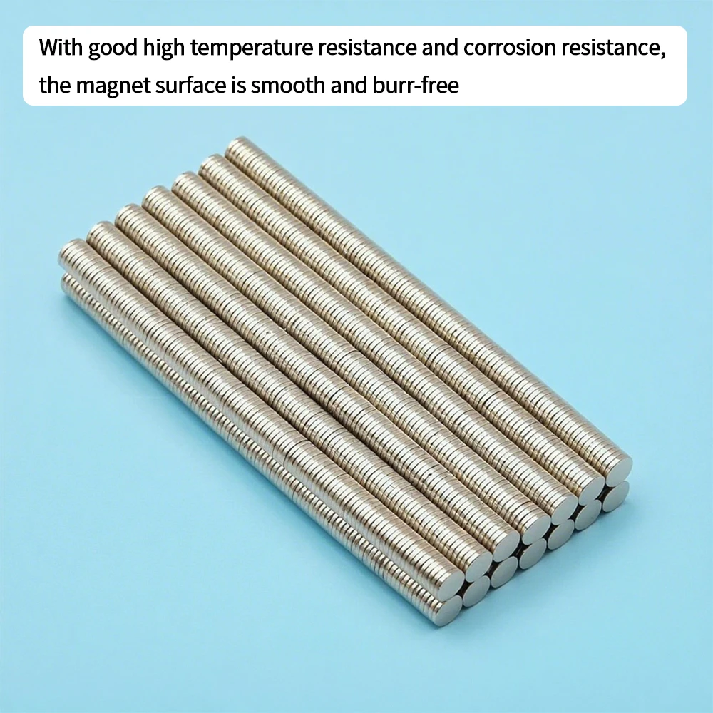 Neodymium Magnet High Density Magnetic Alloy Disc 5x1mm Strong Suction Anti-Rust DIY Craft Model Building