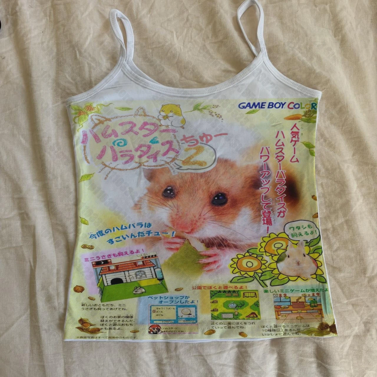 2000s Cute Girls Printing Summer Tank Tops Punk Retro Printed Y2k Casual Baby Tank Harajuku Streetwear Emo Girls Printing Vest