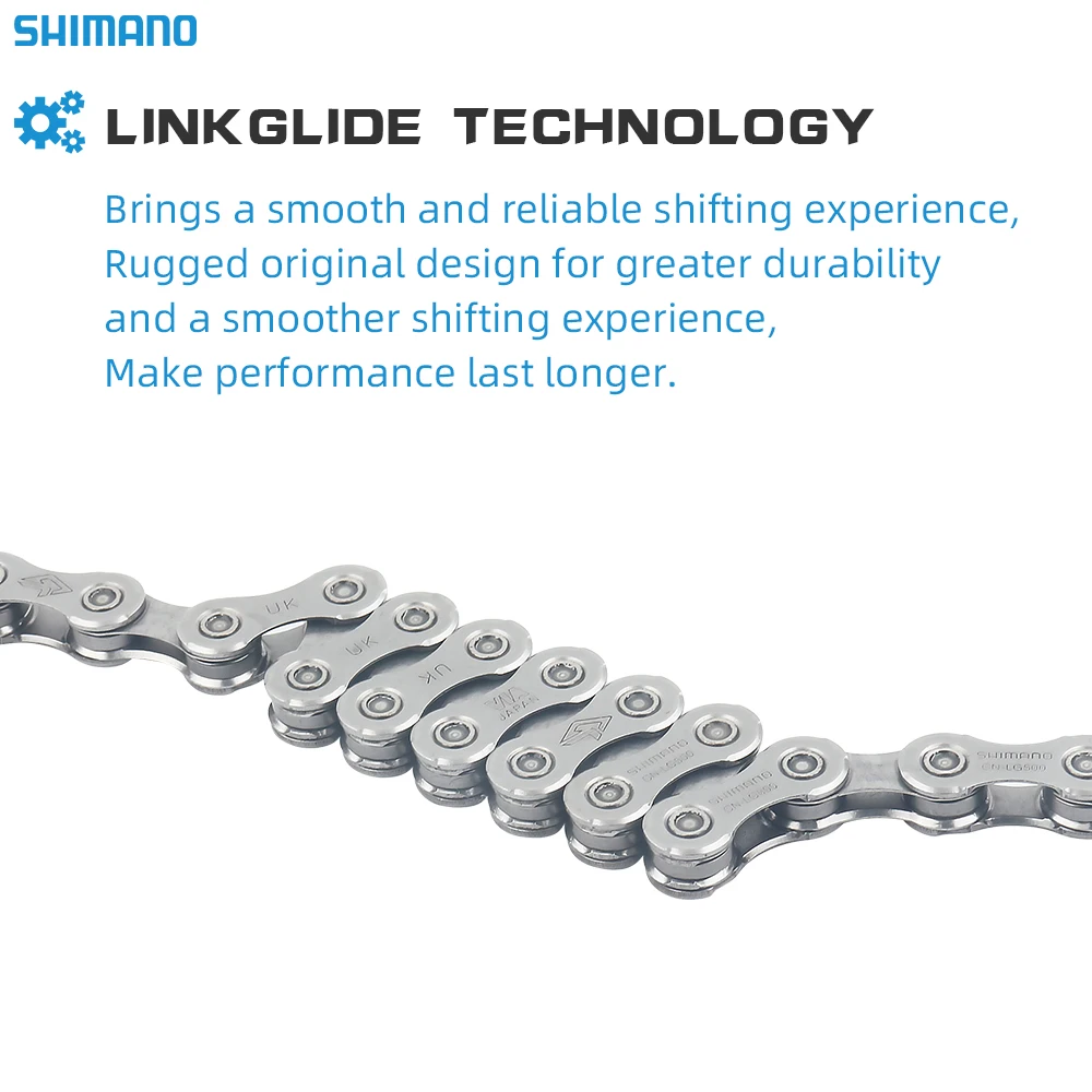 Shimano CUES U4000 Series CN LG500 Chain 116L 124L 10speed/11speed For MTB Road Bike Bicycle Chain 116 Link Original